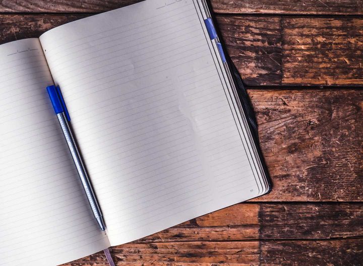A blank journal - Photo by Jessica Lewis from Pexels